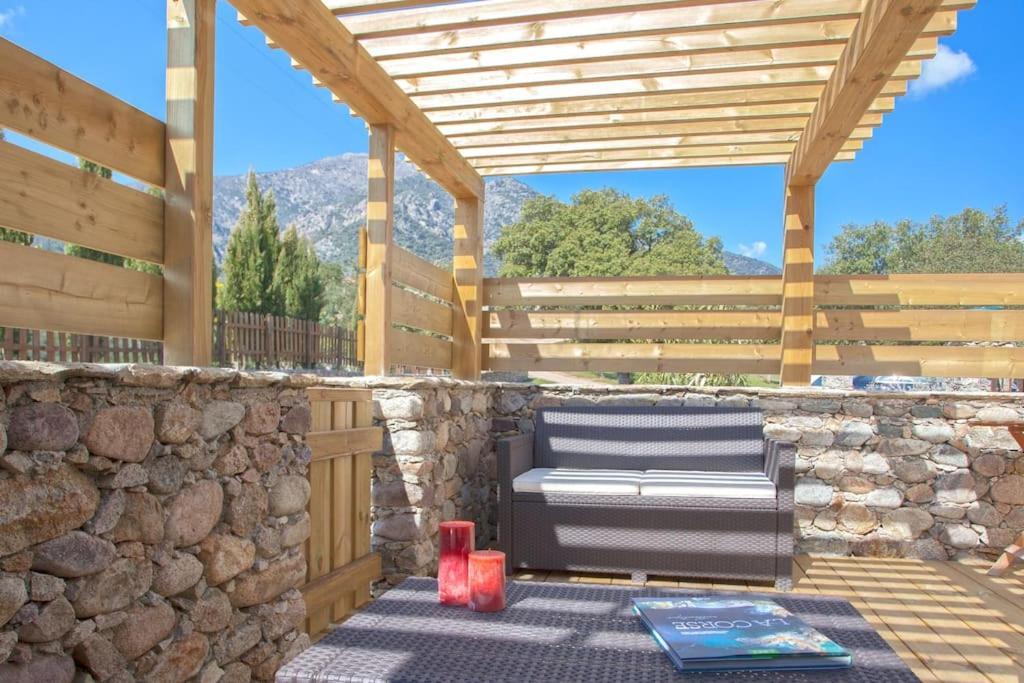 Le Capu Biancu-Location Avec Vue Proche Des Gorges De L Asco Entre Mer Et Montagne Moltifao Exterior foto